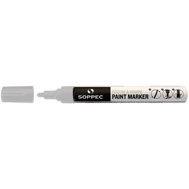 Feutre A Pompe pour Marquage Blanc 10ML référence fournisseur 21312332